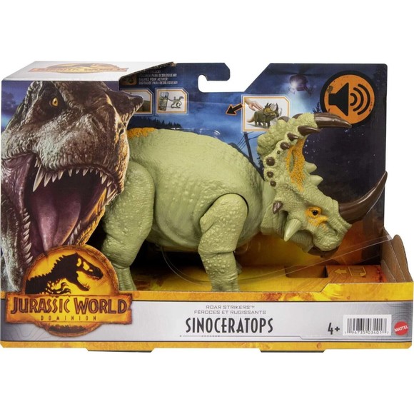 Jurassic World Dominion Roar Strikers Sinoceratops Dinosaur Mattel 2022 Toy - Picture 1 of 3